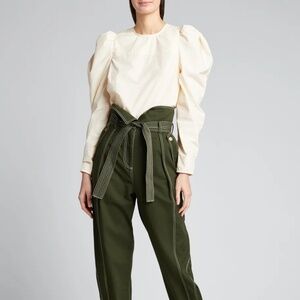 Ulla Johnson Ingrid Blouse Cream NWT Size 4
